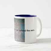 2 Couleurs La nouvelle tasse du travail - riez avec le style (Devant droit)