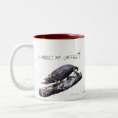 2 Couleurs Là où est ma tasse grognonne de caméléon de café (Gauche)