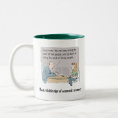 2 Couleurs La plupart de signe fiable de tasse de reprise (Gauche)