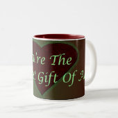 2 Couleurs La plus grande tasse de cadeau (Devant droit)