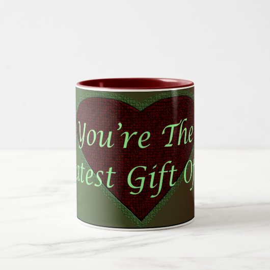 2 Couleurs La plus grande tasse de cadeau (Centre)