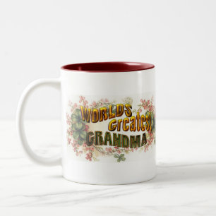 2 Couleurs La plus grande tasse de café de la grand-maman du