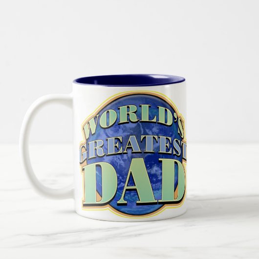 2 Couleurs La plus grande tasse de classique de fête des (Gauche)