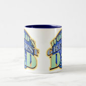 2 Couleurs La plus grande tasse de classique de fête des (Centre)