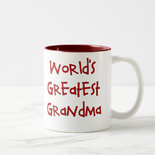 2 Couleurs La plus grande tasse de la grand-maman du monde