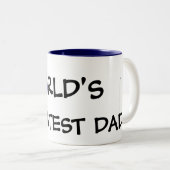 2 Couleurs La plus grande tasse du papa du monde (Devant droit)