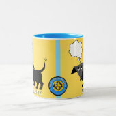 2 Couleurs La tasse à deux tons "Dream Big" de Rego Berto (Centre)