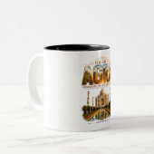 2 Couleurs La tasse "Agra" (Devant gauche)