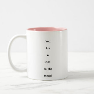 2 Couleurs La tasse bicolore saumon de 330 ml pour votre bois