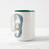 2 Couleurs La tasse blanche de lapin (Devant gauche)