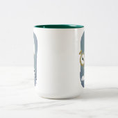 2 Couleurs La tasse blanche de lapin (Centre)