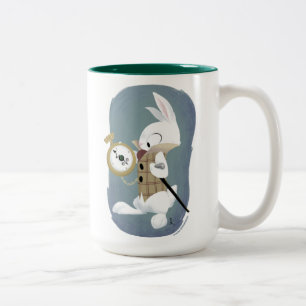 2 Couleurs La tasse blanche de lapin