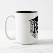 2 Couleurs La tasse de café de Raven Edgar Allan Poe (Gauche)