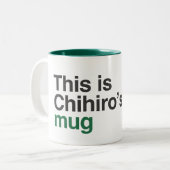 2 Couleurs La tasse de Chihiro (Devant gauche)