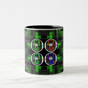 2 Couleurs La tasse de Dingo sur une tasse