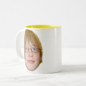 2 Couleurs La tasse de "Dirk" sur une tasse (Devant gauche)