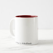 2 Couleurs La tasse de la friture (rouge foncé) (Devant gauche)