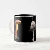 2 Couleurs La tasse de l'amant de champignon (Devant gauche)