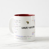 2 COULEURS LA TASSE DE L'AUTEUR DE CODE (Devant gauche)
