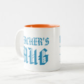 2 Couleurs La tasse de l'enseignant | Bright Bright Fun Humou (Devant gauche)