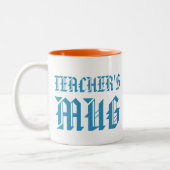 2 Couleurs La tasse de l'enseignant | Bright Bright Fun Humou (Gauche)