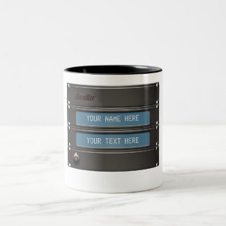 2 Couleurs La tasse de l'ingénieur personnalisable avec 19"