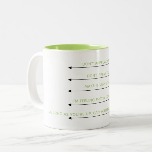 2 Couleurs La tasse de Melanie (Devant gauche)