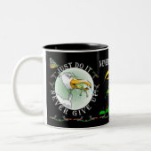 2 Couleurs La tasse de motivation - faites-juste la - (Gauche)