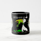 2 Couleurs La tasse de motivation - faites-juste la - (Centre)