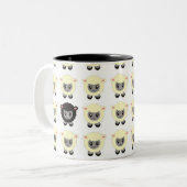 2 Couleurs La tasse de moutons noirs (Devant gauche)