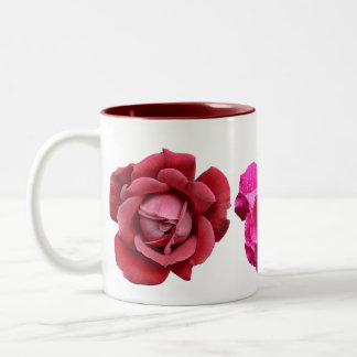 2 Couleurs La tasse de rose