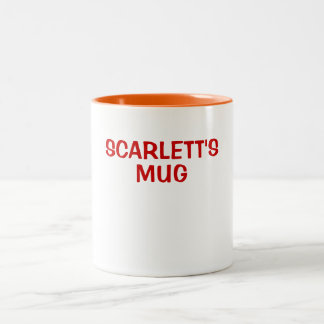 2 COULEURS LA TASSE DE SCARLETT