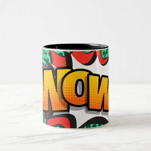 2 Couleurs La tasse de wow (Centre)