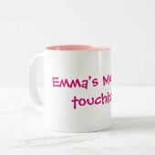 2 Couleurs La tasse d'Emma, aucun contact ! (Devant gauche)