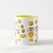 2 Couleurs la tasse d'émoji (Centre)