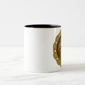 2 Couleurs La tasse d'empire de Steampunk (Centre)