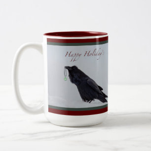 2 Couleurs La tasse des vacances heureuses de Raven