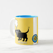 2 Couleurs La tasse "Dream Big" de Rego Berto (Devant gauche)