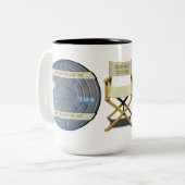 2 Couleurs La tasse du cinéaste final personnalisable (Devant gauche)