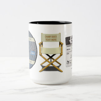 2 Couleurs La tasse du cinéaste final personnalisable
