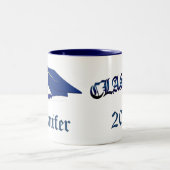 2 Couleurs La tasse du diplômé fait sur commande (Centre)