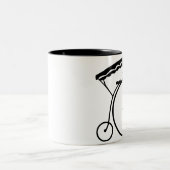 2 Couleurs La tasse du numéro six de prisonnier (Centre)