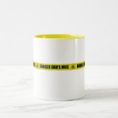 2 Couleurs La tasse du papa de danger (Centre)