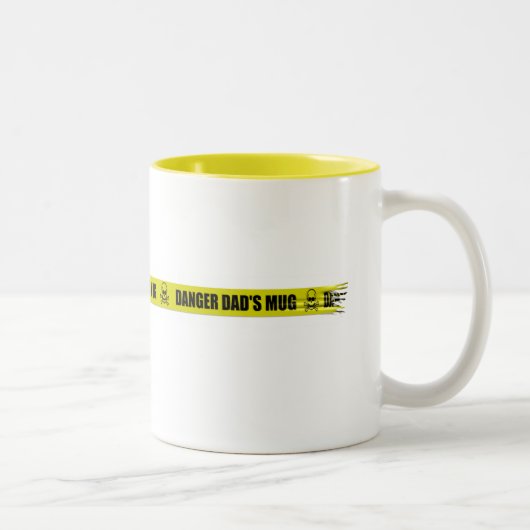 2 Couleurs La tasse du papa de danger (Droit)