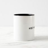 2 Couleurs La tasse d'un bourreau de travail (Centre)