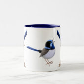 2 Couleurs La tasse féerique superbe de roitelet (Centre)