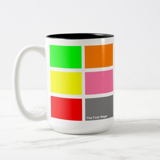 2 Couleurs La tasse finale de Wager (Gauche)