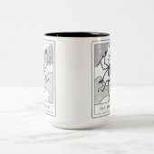 2 Couleurs La tasse foncée d'arts (Centre)