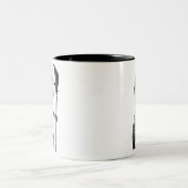 2 Couleurs La tasse heureuse de fraise-mère (Centre)