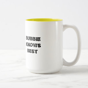 2 COULEURS LA TASSE JUIVE BUBBIE SAIT LE MEILLEUR POUR LA